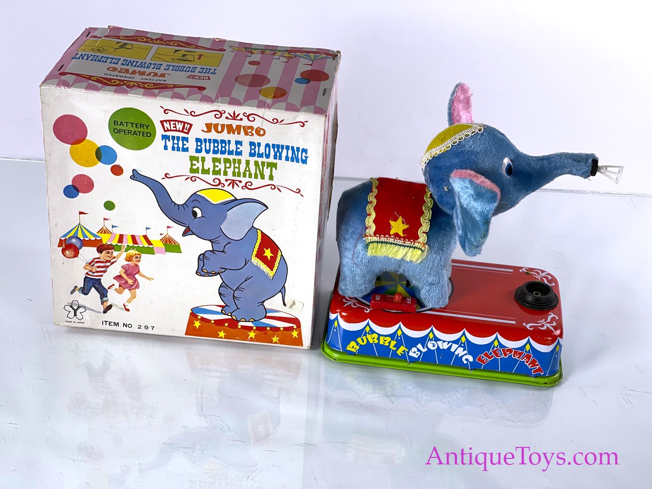 Yonezawa Toys (Y) Tin Lithographed Battery Operated “Jumbo