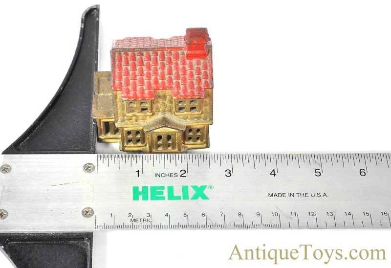 A.C. Williams Cast Iron No. 1248D Colonial House Bank Still Penny Coin Bank <FONT COLOR="ff000 ">*SOLD*</font> - Image 8