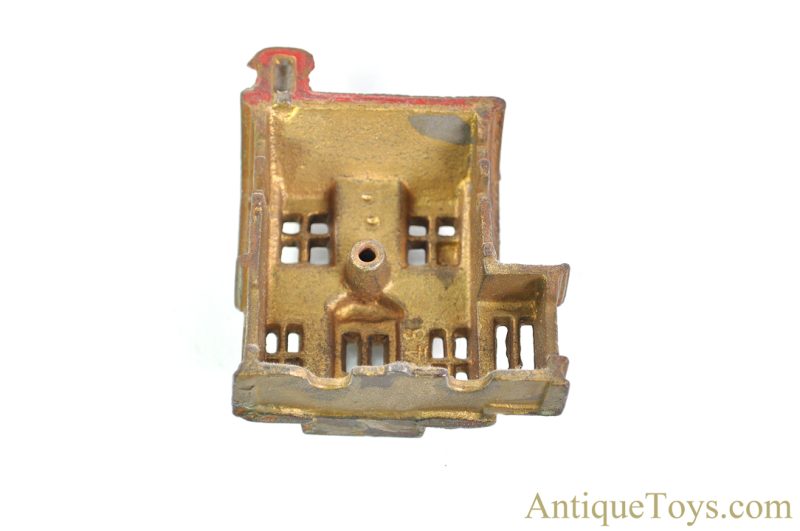 A.C. Williams Cast Iron No. 1248D Colonial House Bank Still Penny Coin Bank <FONT COLOR="ff000 ">*SOLD*</font> - Image 7