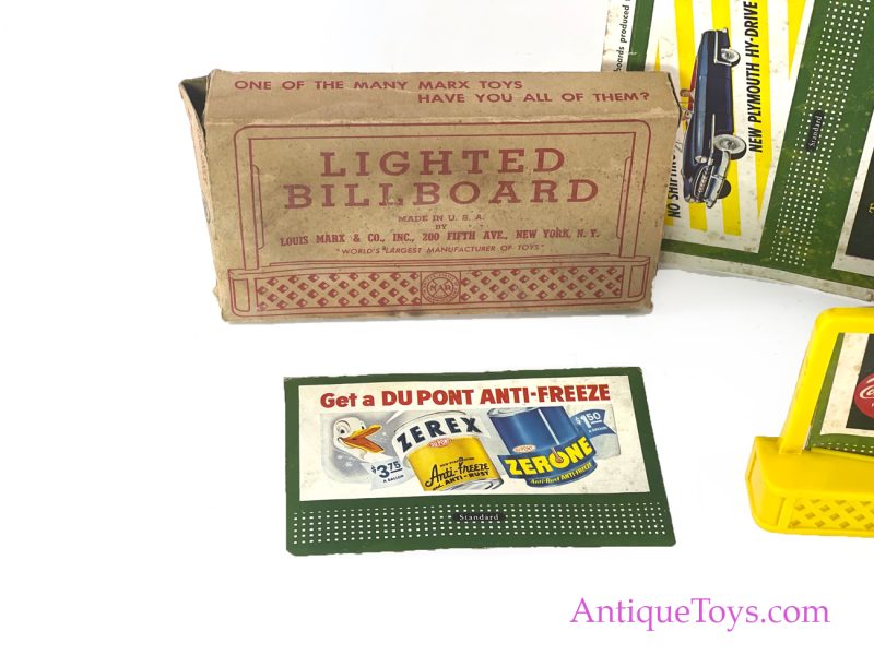 Marx Lionel Train Billboard with Wrigley's, Coke, Xerox <FONT COLOR="ff000 ">*SOLD*</font> - Image 5