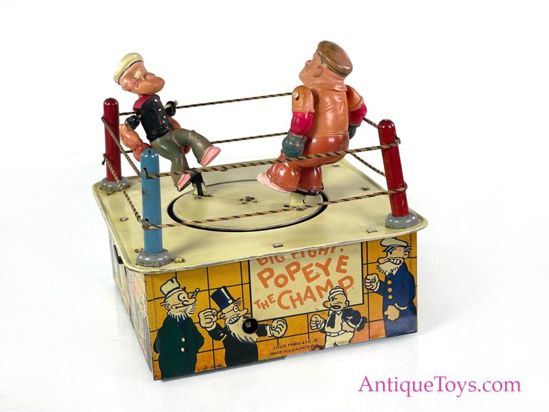 Marx Tin Lithographed Windup Popeye Boxers <FONT COLOR="ff000 ">*SOLD*</font>