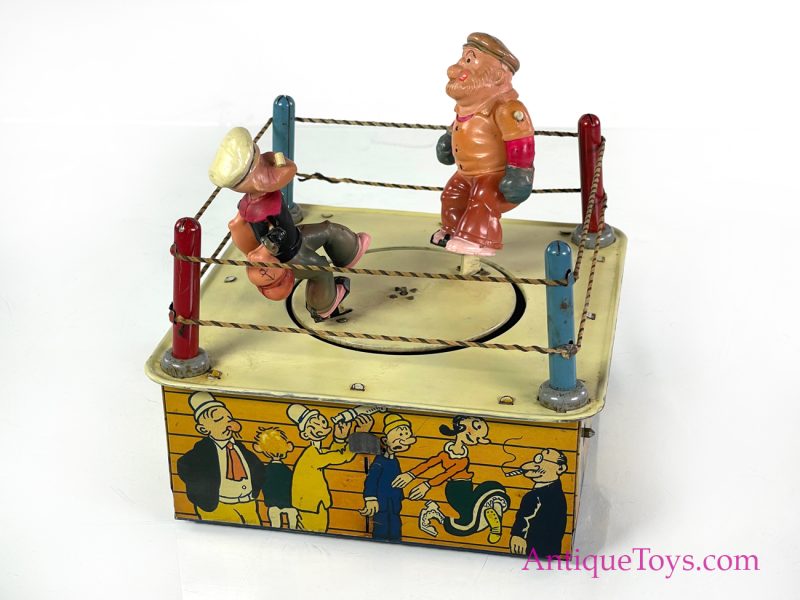 Marx Tin Lithographed Windup Popeye Boxers <FONT COLOR="ff000 ">*SOLD*</font> - Image 3