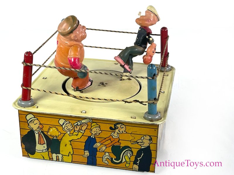 Marx Tin Lithographed Windup Popeye Boxers <FONT COLOR="ff000 ">*SOLD*</font> - Image 6