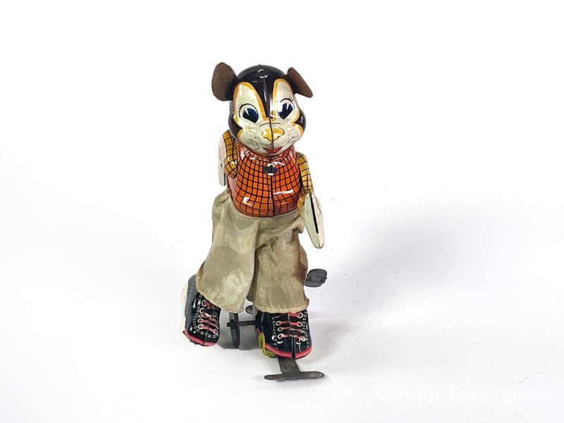 TPS Roller Skating Bear Windup Tin Japanese Toy <FONT COLOR="ff000 ">*SOLD*</font> - Image 10