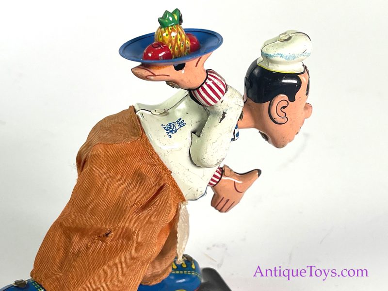 TPS Roller Skating Chef Windup Tin Japanese Toy <FONT COLOR="ff000 ">*SOLD*</font> - Image 6