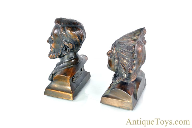 Banthrico Native American Indian Chief & Miller 1st Federal Savings & Loan Abraham Lincoln Penny Coin Still Banks <FONT COLOR="ff000 ">*SOLD*</font> - Image 6