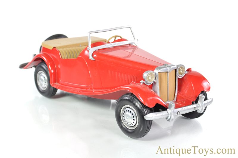 Doepke Model Toys Cast Aluminum Red MG TD T-Series Convertible Sports Car <FONT COLOR="ff000 ">*SOLD*</font>