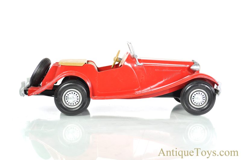 Doepke Model Toys Cast Aluminum Red MG TD T-Series Convertible Sports Car <FONT COLOR="ff000 ">*SOLD*</font> - Image 2