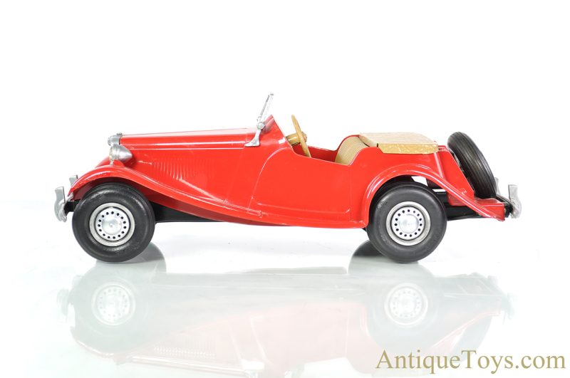 Doepke Model Toys Cast Aluminum Red MG TD T-Series Convertible Sports Car <FONT COLOR="ff000 ">*SOLD*</font> - Image 3