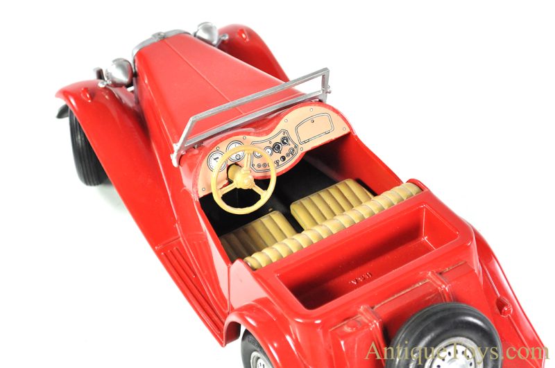 Doepke Model Toys Cast Aluminum Red MG TD T-Series Convertible Sports Car <FONT COLOR="ff000 ">*SOLD*</font> - Image 6