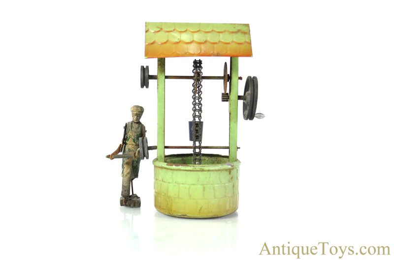Fleischmann Tin Water Well German Steam Toy Accessory <FONT COLOR="ff000 ">*SOLD*</font>
