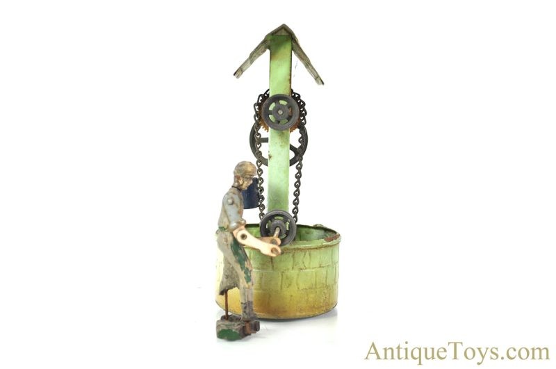 Fleischmann Tin Water Well German Steam Toy Accessory <FONT COLOR="ff000 ">*SOLD*</font> - Image 3