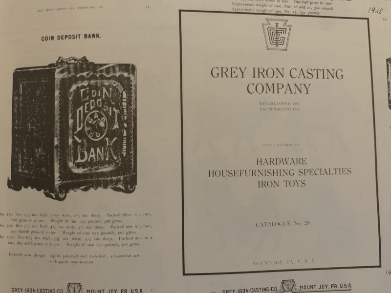 Grey Iron Casting Co. ca. 1920's Cast Iron No. 250 Combination "Coin Deposit Bank" Penny Coin Bank <FONT COLOR="ff000 ">*SOLD*</font> - Image 9