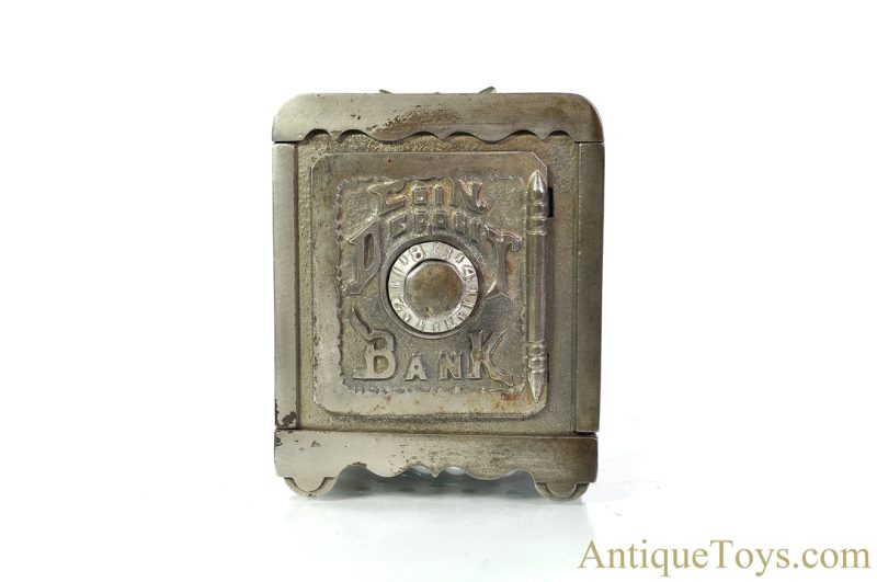 Grey Iron Casting Co. ca. 1920's Cast Iron No. 250 Combination "Coin Deposit Bank" Penny Coin Bank <FONT COLOR="ff000 ">*SOLD*</font>