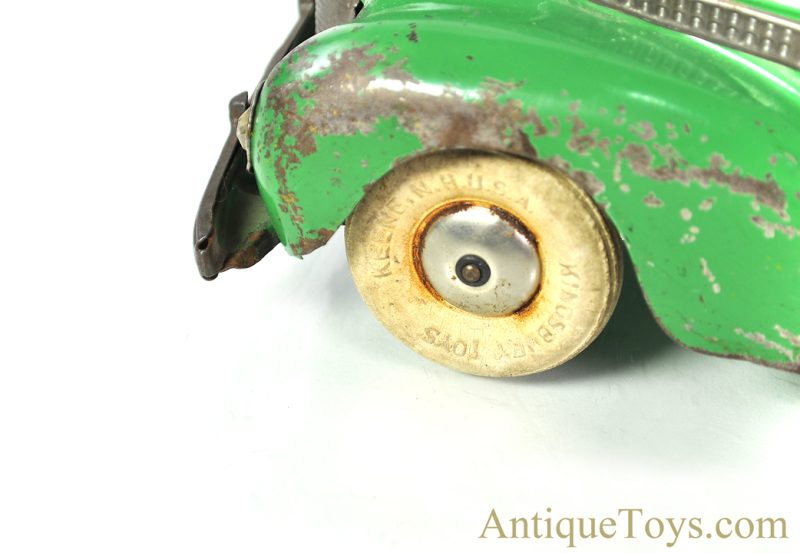 Kingsbury Manufacturing Co. Rare ca. 1940's No. 250 Pressed Steel Windup Desoto Sedan <FONT COLOR="ff000 ">*SOLD*</font> - Image 7