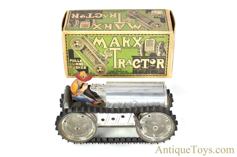 Marx Tin Lithographed Windup "The Marx Tractor" with Box <FONT COLOR="ff000 ">*SOLD*</font>