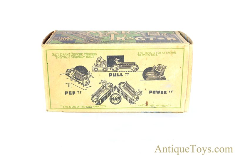 Marx Tin Lithographed Windup "The Marx Tractor" with Box <FONT COLOR="ff000 ">*SOLD*</font> - Image 12
