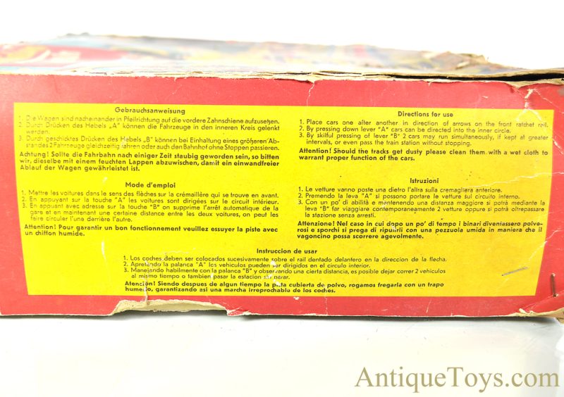 Technofix Plastic & Tin Lithographed Windup "Rocky Mountain Train" in Box German Toy <FONT COLOR="ff000 ">*SOLD*</font> - Image 13