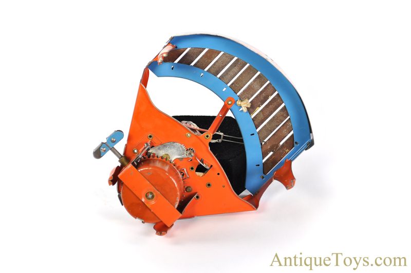Wolverine Supply & Mfg. Co. ca. 1930's Pressed Steel & Lithographed Tin Windup No. 48 Zilotone with Discs <FONT COLOR="ff000 ">*SOLD*</font> - Image 9