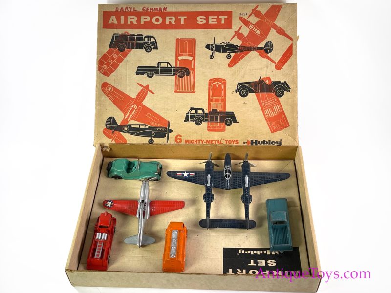 Hubley #49 Mighty Metal Airport Set in Box <FONT COLOR="ff000 ">*SOLD*</font>