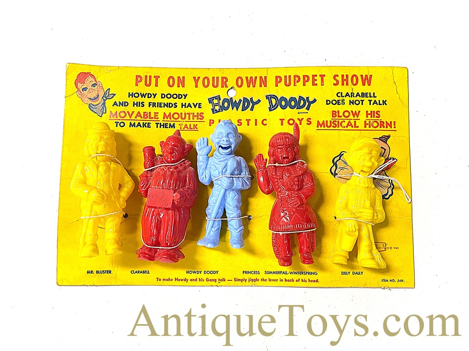 Tee Vee Toys Inc. Plastic Howdy Doody Puppet Show Set on Display