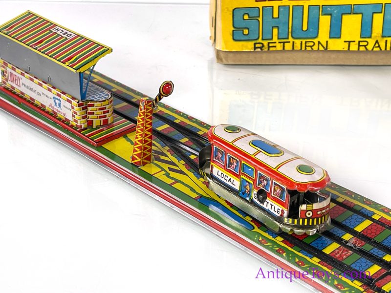 Aepacoal Toys Tin Lithographed Windup Local Shuttle Train in Box Made in India for Sale <FONT COLOR="ff000 ">*SOLD*</font> - Image 11