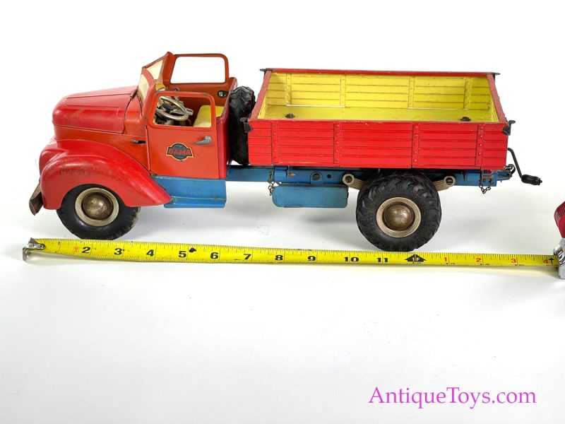 Gama Tin Lithographed Windup Tilt Bed Truck German Toy <FONT COLOR="ff000 ">*SOLD*</font>