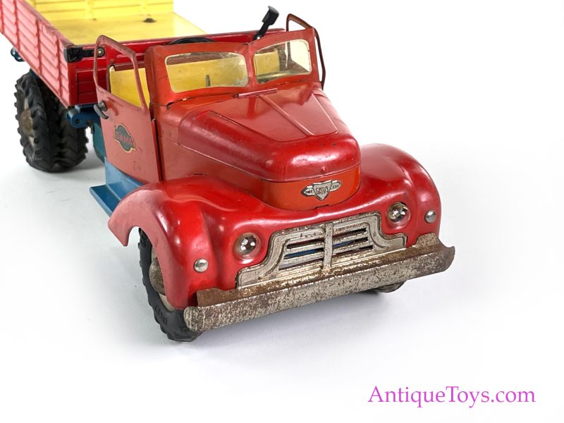 Gama Tin Lithographed Windup Tilt Bed Truck German Toy <FONT COLOR="ff000 ">*SOLD*</font> - Image 10