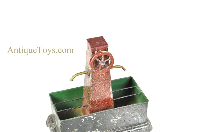 Carette ca. 1911 Tin Hand Painted 197/00 Water Well Fountain Steam Toy Accessory <FONT COLOR="ff000 ">*SOLD*</font> - Image 6