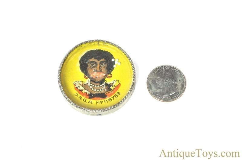 German Made Tin Lithographed Advertising Promo Puzzle Game Ed. Swisler's Grand Rapids Black Americana Toy <FONT COLOR="ff000 ">*SOLD*</font> - Image 4