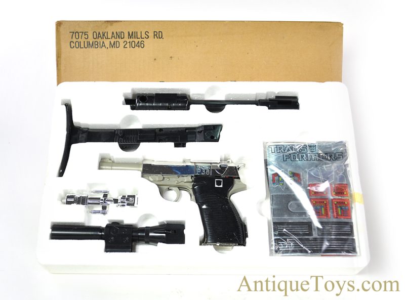 Hasbro/Takara G1 Mail Away Transformers Decepticons Megatron Walther P38 Action Figure Mint in Box <FONT COLOR="ff000 ">*SOLD*</font>