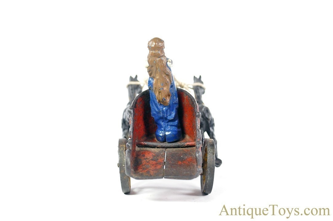 Hubley ca. 1910's Cast Iron #704 Horse Drawn Royal Circus Chariot <FONT COLOR="ff000 ">*SOLD*</font> - Image 8