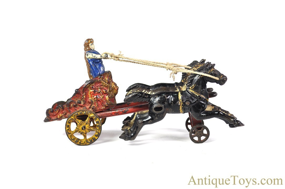 Hubley ca. 1910's Cast Iron #704 Horse Drawn Royal Circus Chariot <FONT COLOR="ff000 ">*SOLD*</font>