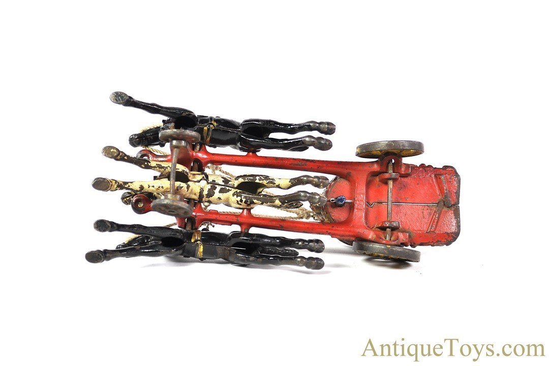 Hubley ca. 1910's Cast Iron #704 Horse Drawn Royal Circus Chariot <FONT COLOR="ff000 ">*SOLD*</font> - Image 4