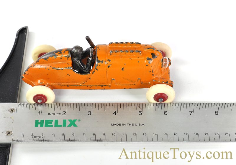 Hubley Cast Iron Orange Battery Headlight Racer <FONT COLOR="ff000 ">*SOLD*</font> - Image 9