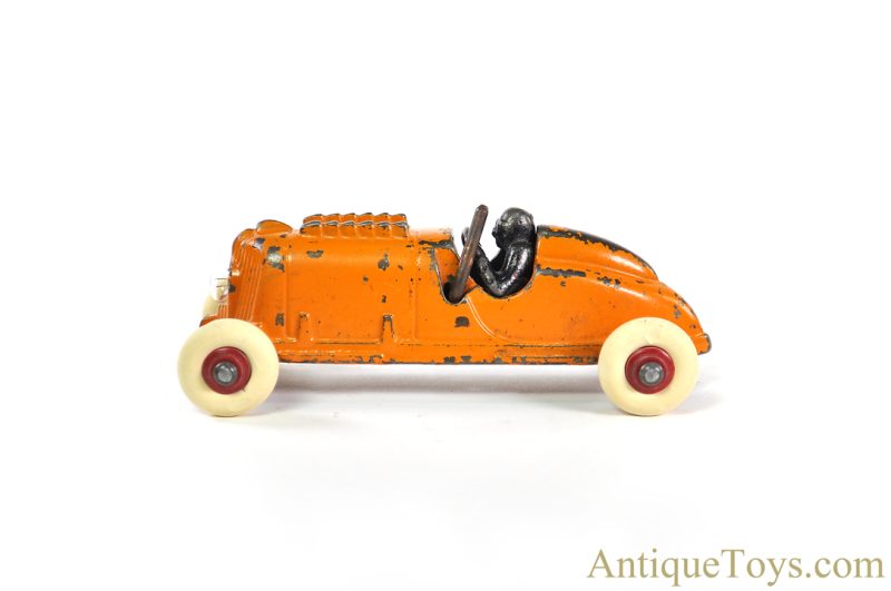 Hubley Cast Iron Orange Battery Headlight Racer <FONT COLOR="ff000 ">*SOLD*</font> - Image 2