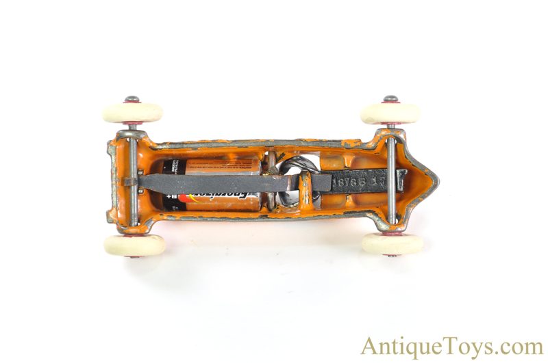 Hubley Cast Iron Orange Battery Headlight Racer <FONT COLOR="ff000 ">*SOLD*</font> - Image 3