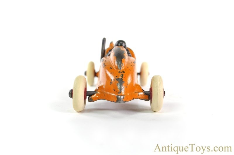 Hubley Cast Iron Orange Battery Headlight Racer <FONT COLOR="ff000 ">*SOLD*</font> - Image 5