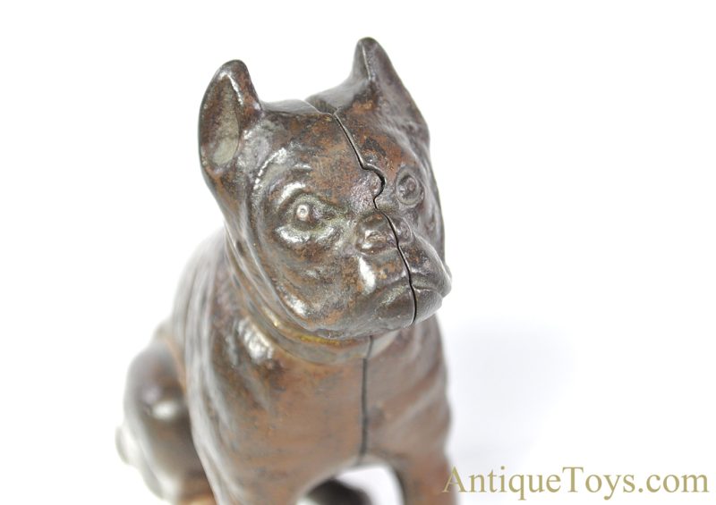 Hubley Cast Iron No. 826 Boxer Bulldog "Dog Bank" Still Penny Coin Bank <FONT COLOR="ff000 ">*SOLD*</font> - Image 6