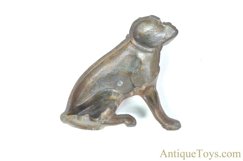 Hubley Cast Iron No. 826 Boxer Bulldog "Dog Bank" Still Penny Coin Bank <FONT COLOR="ff000 ">*SOLD*</font> - Image 7