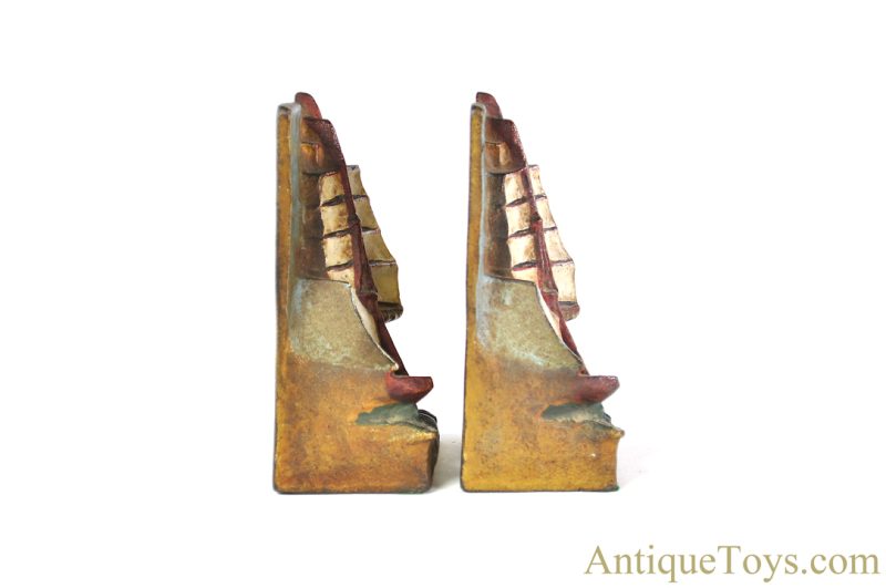 Hubley Cast Iron Warship Clipper Sailing Ship Bookends <FONT COLOR="ff000 ">*SOLD*</font> - Image 2