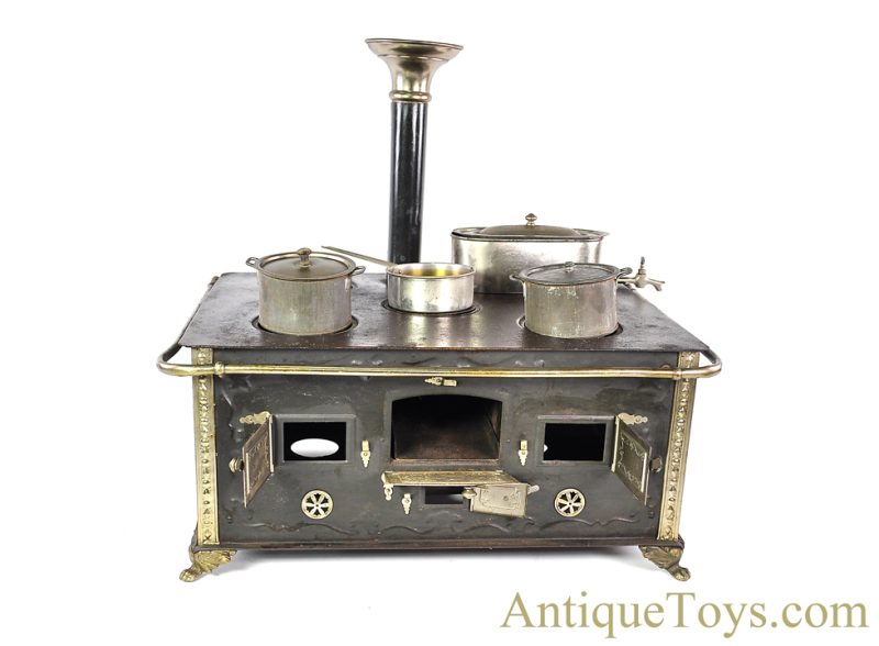 Marklin/Gebrüder Maerklin ca. 1909 #9605N Pressed Steel Children's Stove Kinder-Kochherde German Toy & Accessories <FONT COLOR="ff000 ">*SOLD*</font> - Image 8