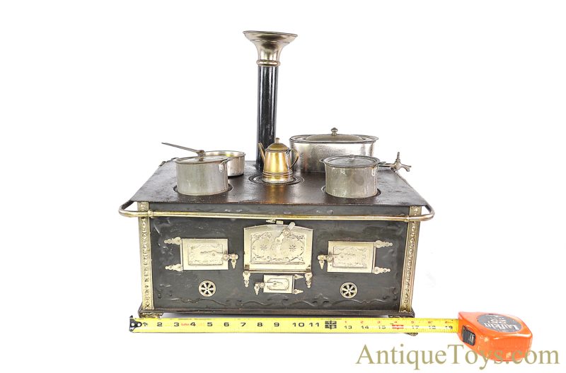 Marklin/Gebrüder Maerklin ca. 1909 #9605N Pressed Steel Children's Stove Kinder-Kochherde German Toy & Accessories <FONT COLOR="ff000 ">*SOLD*</font> - Image 11