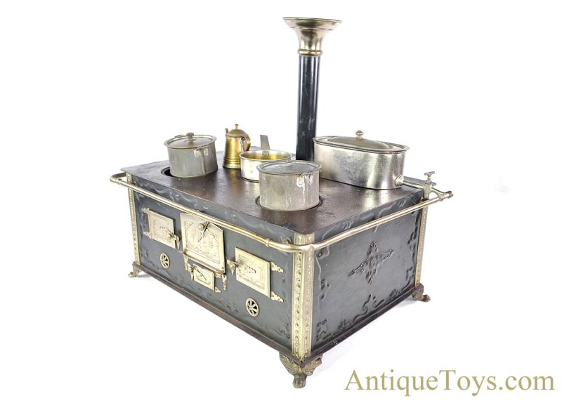 Marklin/Gebrüder Maerklin ca. 1909 #9605N Pressed Steel Children's Stove Kinder-Kochherde German Toy & Accessories <FONT COLOR="ff000 ">*SOLD*</font> - Image 4
