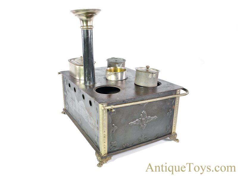 Marklin/Gebrüder Maerklin ca. 1909 #9605N Pressed Steel Children's Stove Kinder-Kochherde German Toy & Accessories <FONT COLOR="ff000 ">*SOLD*</font> - Image 6