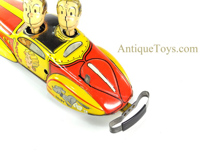 Marx ca. 1935 Tin Lithographed Windup "Blondie's Jalopy" Dagwood & Alexander Car <FONT COLOR="ff000 ">*SOLD*</font> - Image 7