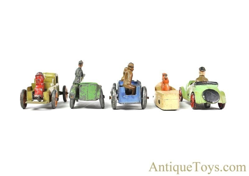 TootsieToy Playtime Toys Diecast Funnies Set of 5 (Uncle Willie Mamie, Uncle Walt, Andy Gump, Moon Mullins KO) Vehicles <FONT COLOR="ff000 ">*SOLD*</font> - Image 4