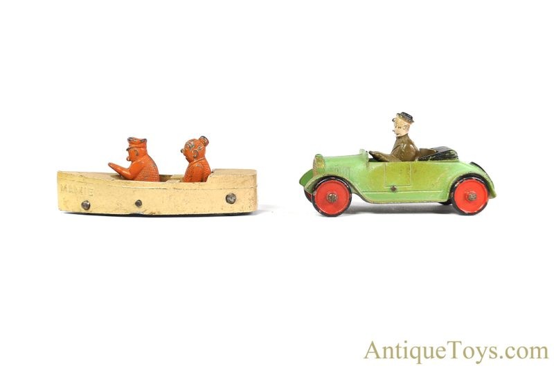 TootsieToy Playtime Toys Diecast Funnies Set of 5 (Uncle Willie Mamie, Uncle Walt, Andy Gump, Moon Mullins KO) Vehicles <FONT COLOR="ff000 ">*SOLD*</font> - Image 6