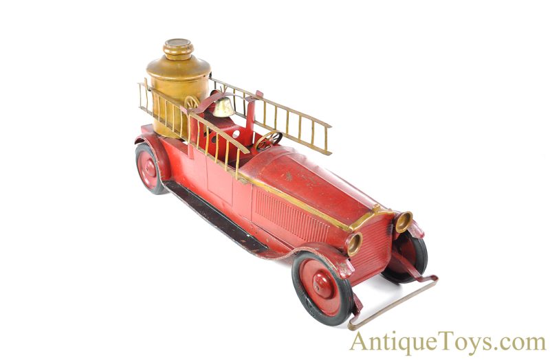 Turner Toys Pressed Steel Packard Fire Engine Pumper Ladder Truck for Sale <FONT COLOR="ff000 ">*SOLD*</font> - Image 6