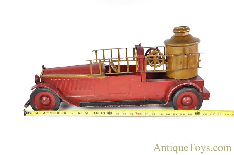 Turner Toys Pressed Steel Packard Fire Engine Pumper Ladder Truck for Sale <FONT COLOR="ff000 ">*SOLD*</font> - Image 8
